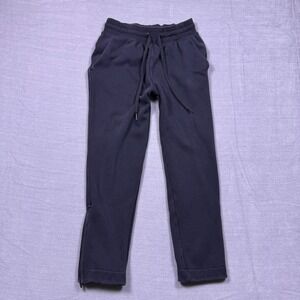 Athleta Women Black Athletic Activewear Jogger Pants XS P Zipper Ankle‎